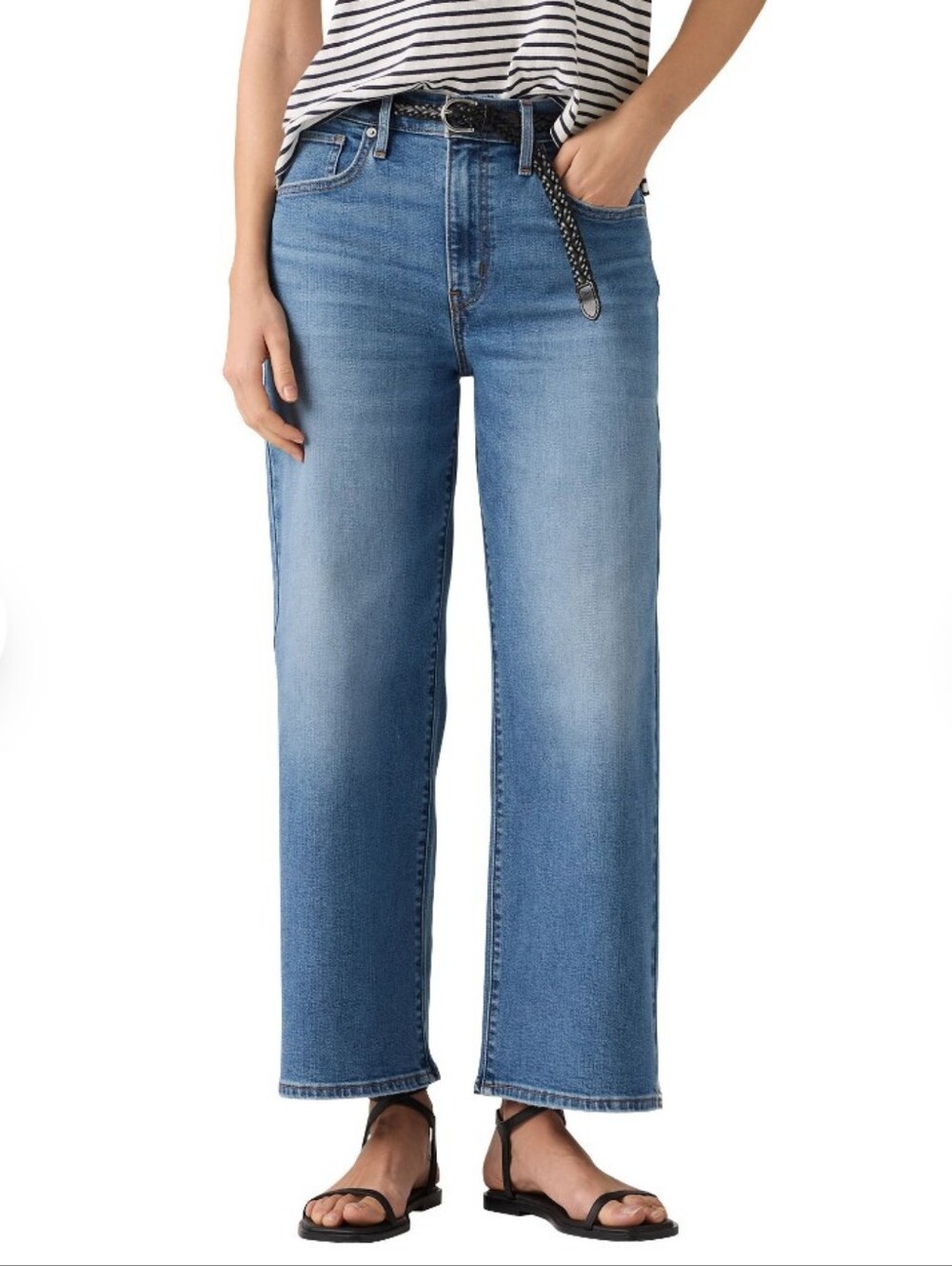 NWT Levi's High Rise Wide Leg Size 10/30" Waist x 27" Length